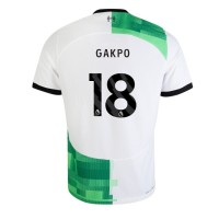 Dres Liverpool Cody Gakpo #18 Gostujuci 2023-24 Kratak Rukav